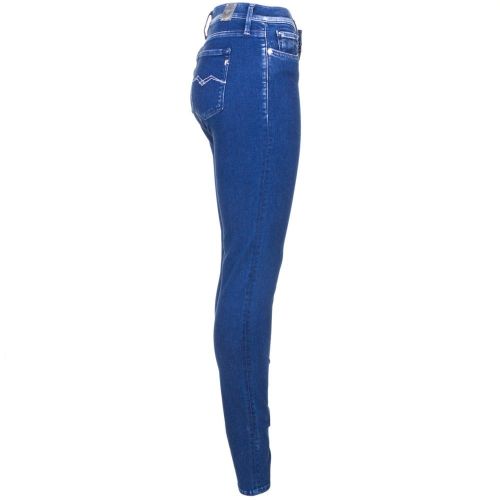 Womens Blue Wash Joi High Waisted Skinny Fit Jeans 66998 by Replay from Hurleys