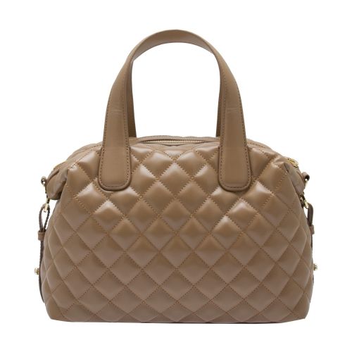 Womens Camel Quilted Bowler Bag 43017 by Love Moschino from Hurleys