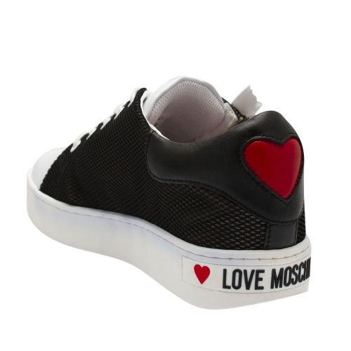Womens Black Logo Zip Trainers 83158 by Love Moschino from Hurleys