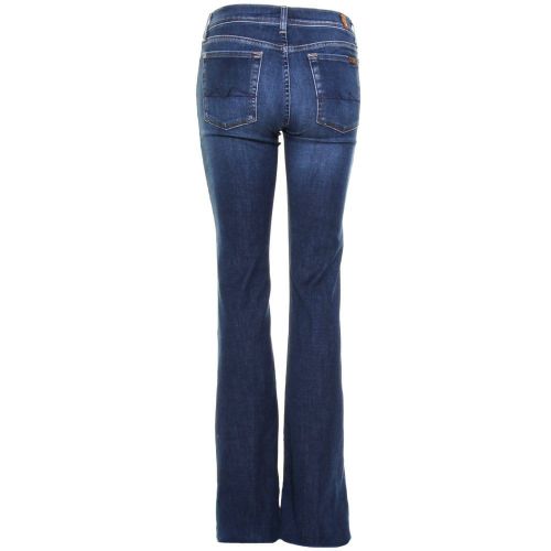 Womens Mid Indigo Wash Charlize Flare Jeans 27152 by 7 For All Mankind from Hurleys