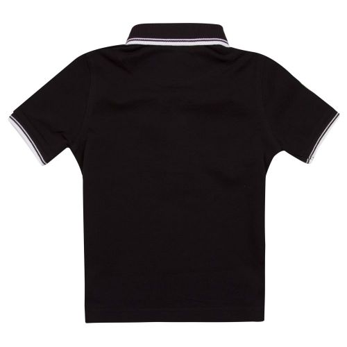 Boys Black Tipped S/s Polo Shirt 19648 by BOSS from Hurleys