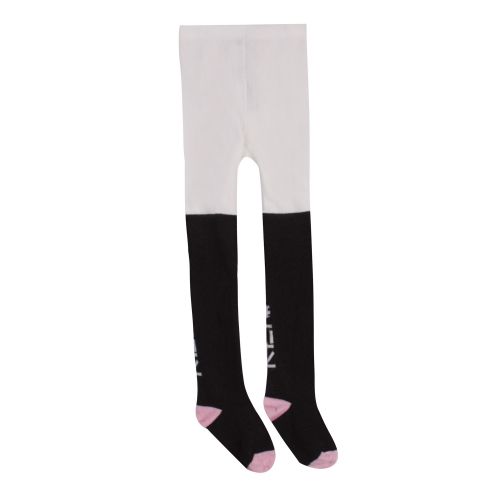 Girls Black Branded Tights 45800 by Kenzo from Hurleys