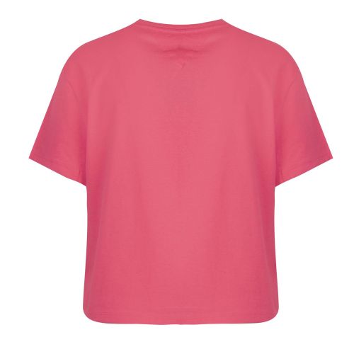 Womens Glamour Pink Modern Logo S/s T Shirt 75151 by Tommy Jeans from Hurleys