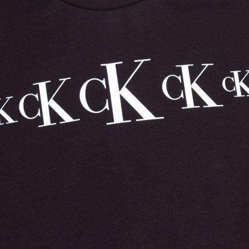 Girls Black Logo Oversized S/s T Shirt 76972 by Calvin Klein from Hurleys