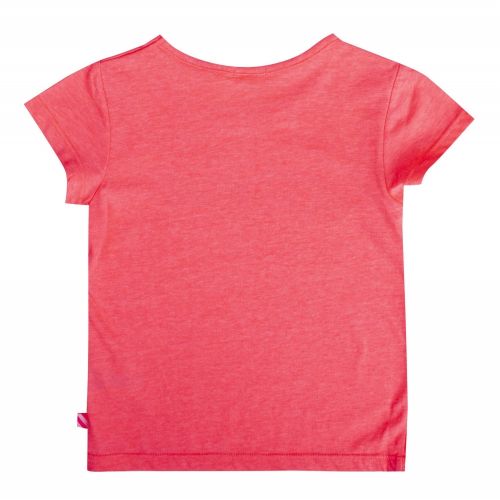 Girls Rose Fluoro Metallic Logo S/s T Shirt 55795 by Billieblush from Hurleys