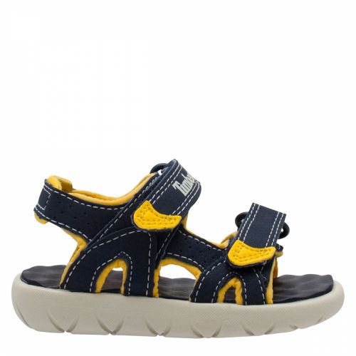 Toddler Navy Perkins Row 2-Strap Sandals (21-29) 43818 by Timberland from Hurleys
