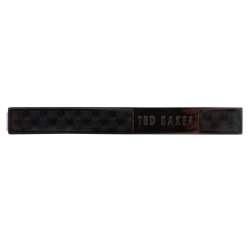 Mens Chocolate Lunges Carbon Fibre Tie Bar 23757 by Ted Baker from Hurleys