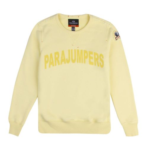 Girls Dusty Yellow Bianca Sweat Top 90165 by Parajumpers from Hurleys