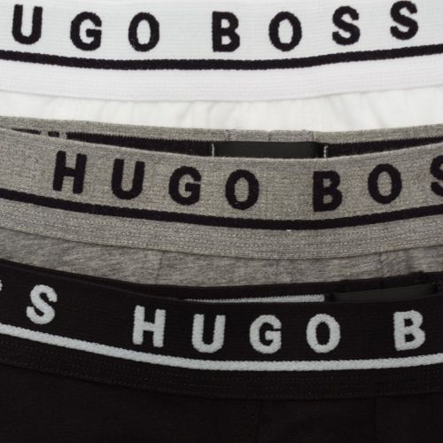 Mens Black, White & Grey Cyclist 3 Pack Boxers 67247 by BOSS from Hurleys