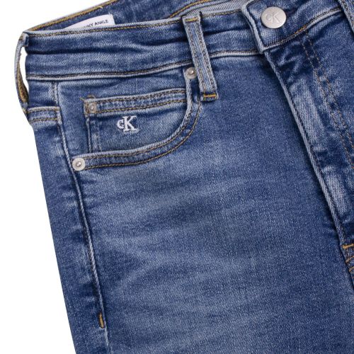 Womens Mid Blue CKJ 010 High Rise Skinny Jeans 74565 by Calvin Klein from Hurleys