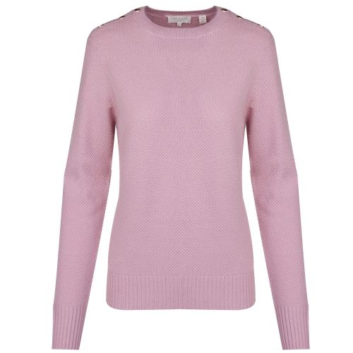 Womens Light Pink Gorjie Shoulder Zip Knitted Top 34111 by Ted Baker from Hurleys