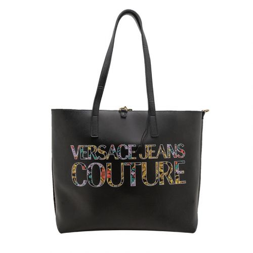 Womens Black/Red Sunflower Reversible Shopper Bag 101280 by Versace Jeans Couture from Hurleys