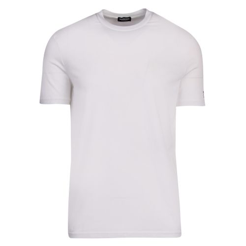 Mens White Maple Leaf Box Arm S/s T Shirt 59919 by Dsquared2 from Hurleys