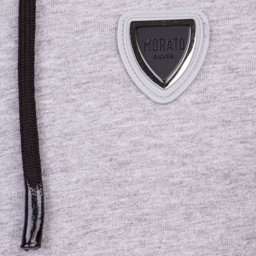 Mens Medium Grey Melange Silver Label Hooded Zip Sweat Top 65166 by Antony Morato from Hurleys