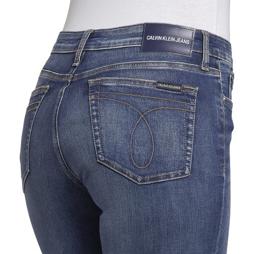 Womens Calamity Blue CKJ 011 Mid Rise Skinny Fit Jeans 49918 by Calvin Klein from Hurleys