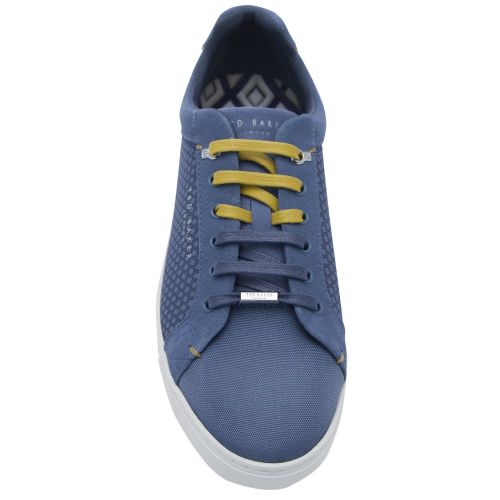 Mens Blue Sarpio Trainers 21739 by Ted Baker from Hurleys