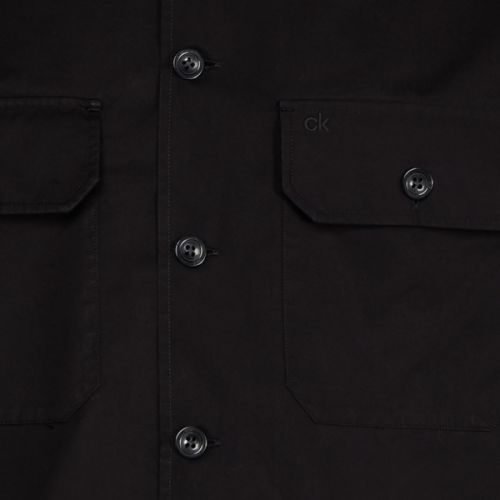 Mens Black Twill Overshirt 49887 by Calvin Klein from Hurleys