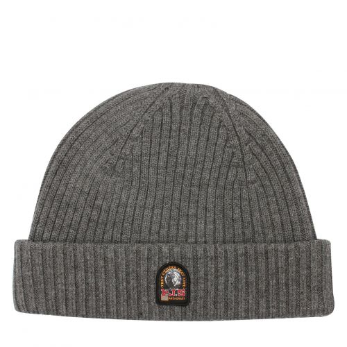 Mens Grey Branded Rib Hat 77783 by Parajumpers from Hurleys