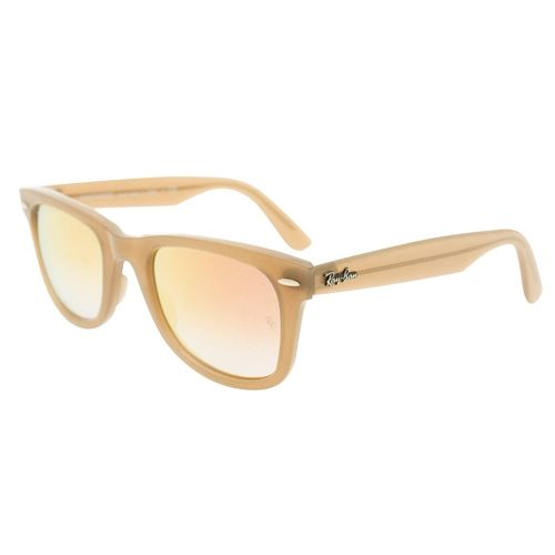 Womens Beige & Brown Mirror RB4340 Wayfarer Ease Sunglasses 9707 by Ray-Ban from Hurleys