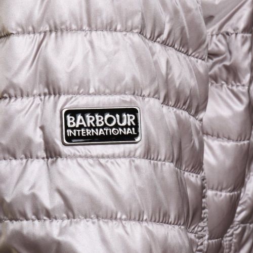 International Womens Opal Grey Leaf Spring Quilted Jacket 27291 by Barbour from Hurleys