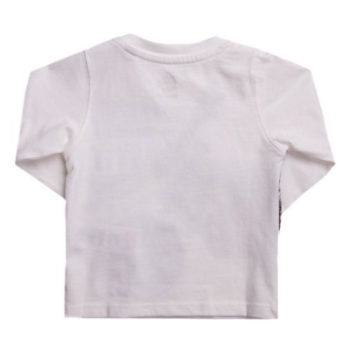 Baby White Bike L/s Tee Shirt 65527 by Timberland from Hurleys