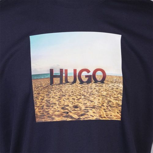 Mens Dark Blue Doldplay S/s T Shirt 99702 by HUGO from Hurleys