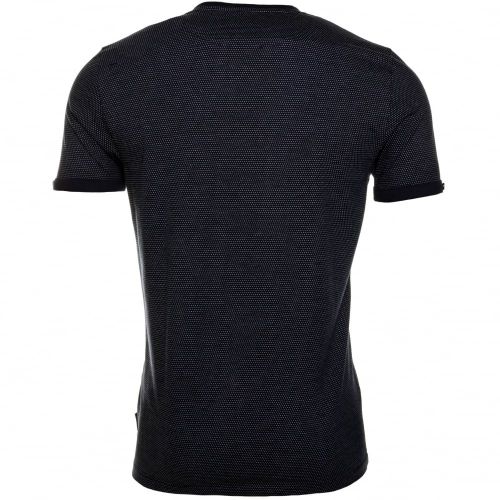 Mens Navy Cress Rollback Sleeve Pocket S/s Tee Shirt 61400 by Ted Baker from Hurleys