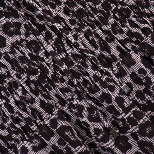 Womens Black Leopard Cold Shoulder Dress 15740 by Michael Kors from Hurleys