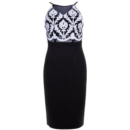 Womens Black & Ivory Scarlett Dress 62895 by Forever Unique from Hurleys