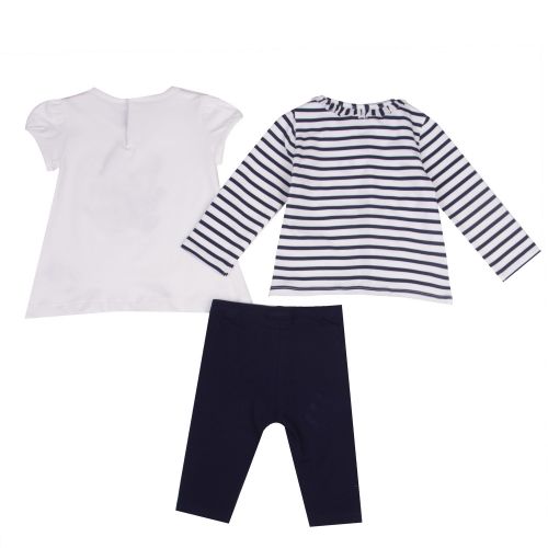 Infant Navy 3 Piece T Shirt & Leggings Set 40096 by Mayoral from Hurleys