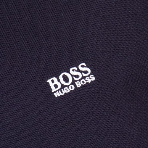 Boss Green Mens Navy Zime Half Zip Knitted Jumper 67231 by BOSS from Hurleys