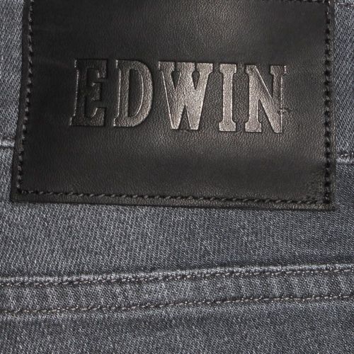 Mens 11.5oz F8DT Grey Dark Trip Wash ED-85 Slim Tapered Low Crotch Jeans 31313 by Edwin from Hurleys