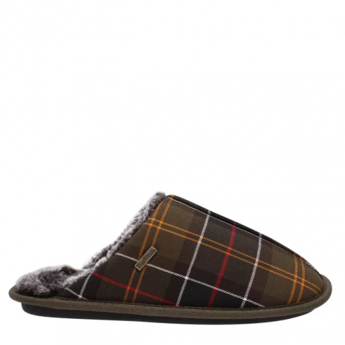 Mens Classic Tartan Young Tartan Slippers 80141 by Barbour from Hurleys