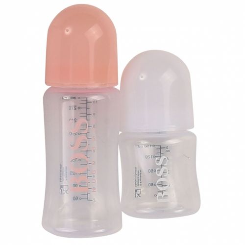 Baby Pale Pink/White 2 Pack Bottles 38240 by BOSS from Hurleys
