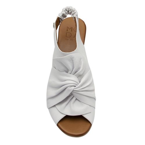 Womens White Levella Knot Heeled Sandals 86550 by Moda In Pelle from Hurleys