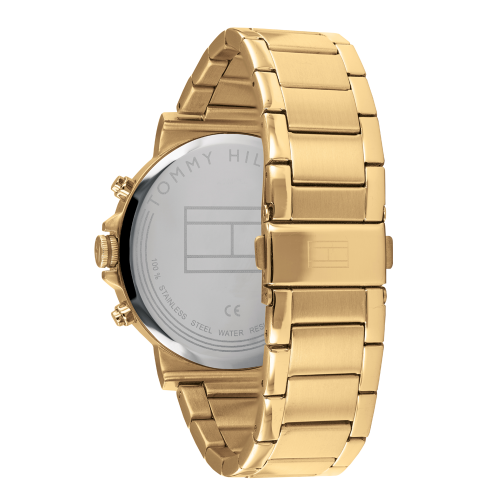 Mens Gold/Navy Daniel Bracelet Watch 79944 by Tommy Hilfiger from Hurleys