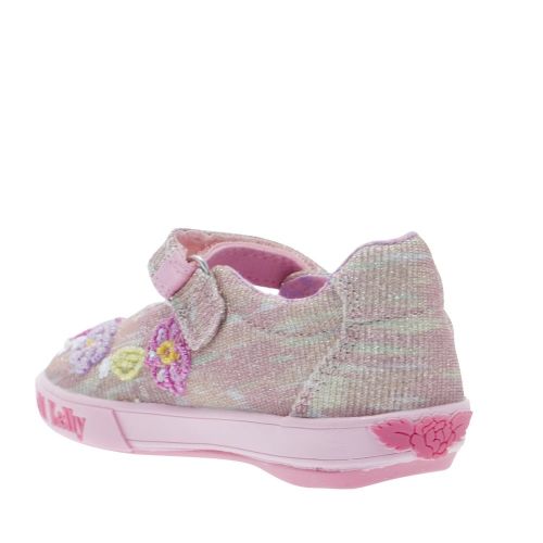 Girls Gold Shining Butterfly Dolly Shoes (24-34EUR) 25569 by Lelli Kelly from Hurleys