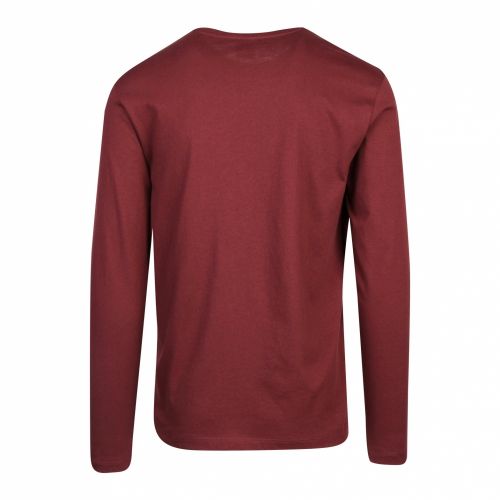 Casual Mens Burgundy Tacks L/s T Shirt 51594 by BOSS from Hurleys