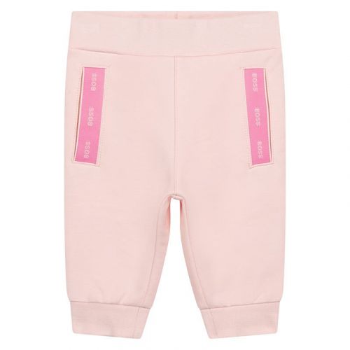 Baby Pale Pink 3 Piece Tracksuit Set 103927 by BOSS from Hurleys