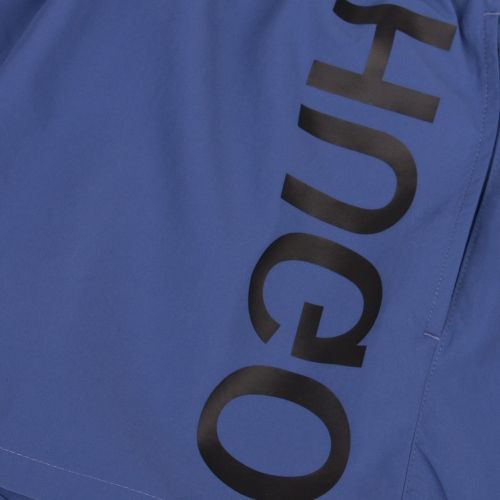 Mens Medium Blue Saba Side Logo Swim Shorts 45326 by HUGO from Hurleys