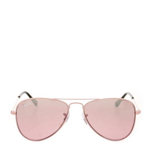 Junior Pink Mirror RJ9506S Aviator Sunglasses 62173 by Ray-Ban from Hurleys