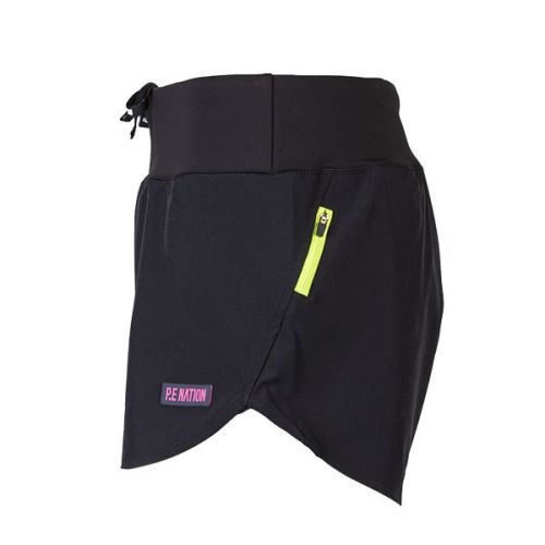Womens Black In Play Shorts 108670 by P.E. Nation from Hurleys