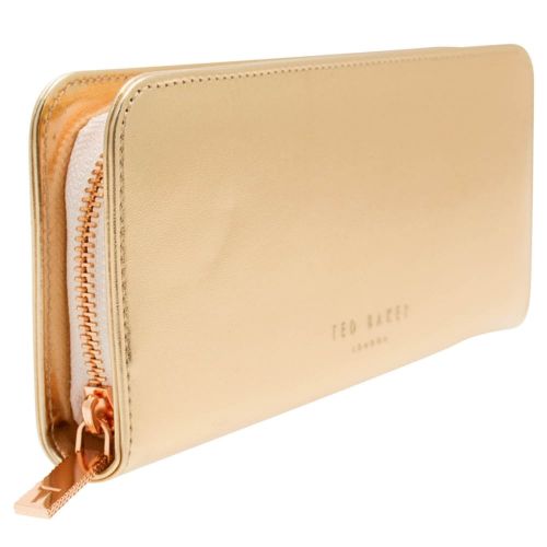 Womens Rose Gold Zip Around Pencil Case 24657 by Ted Baker from Hurleys