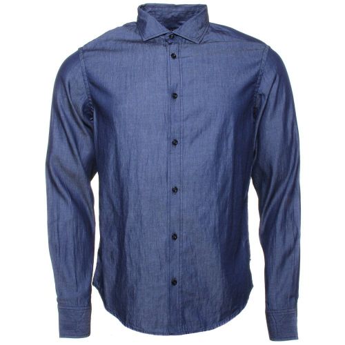 Mens Denim L/s Shirt 27253 by Armani Jeans from Hurleys