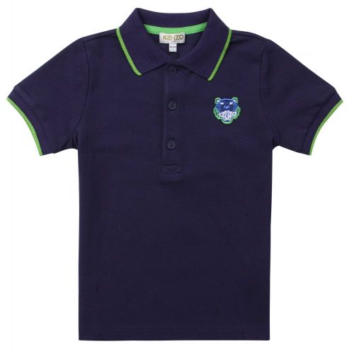 Boys Navy Polo JB 1 S/s Polo Shirt 23588 by Kenzo from Hurleys
