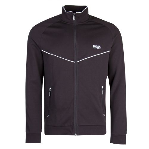Mens Black Tracksuit Zip-Through Jacket 26756 by BOSS from Hurleys