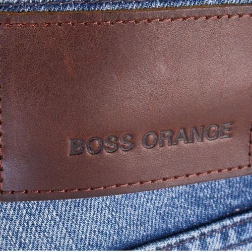 Orange Mens Bright Blue Wash Orange24 Barcelona Regular Fit Jeans 6355 by BOSS from Hurleys