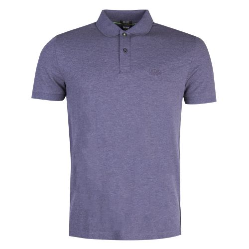 Athleisure Mens Navy Piro Slim S/s Polo Shirt 26654 by BOSS from Hurleys