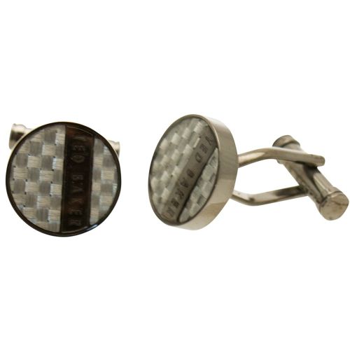 Mens Clear Garbo Cufflinks 72050 by Ted Baker from Hurleys