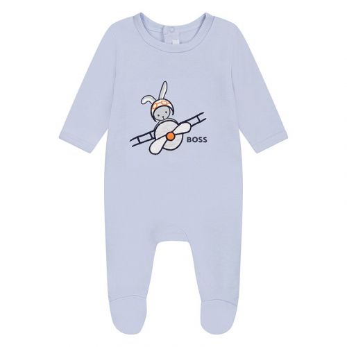 Baby Pale Blue Bunny Babygrow 102306 by BOSS from Hurleys